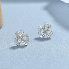 JE6926bihl-Y06  925 Silver Earrings  WT:1.7g  9.7mm