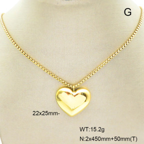 6N2004666vbmb-749  Stainless Steel Necklace