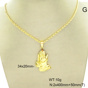 6N2004670vbmb-749  Stainless Steel Necklace