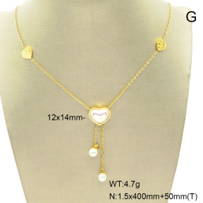 6N3001617vbnb-749  Stainless Steel Necklace