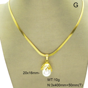 6N3001619vbnb-749  Stainless Steel Necklace