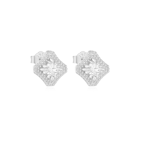 JE6756vhop-Y30  925 Silver Earrings  WT:1.2g  6.5mm