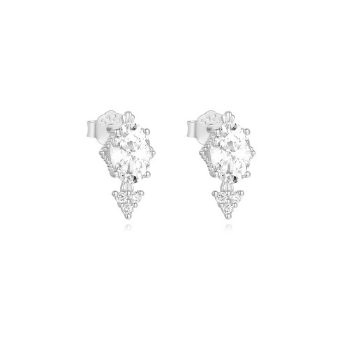 JE6758vhnl-Y30  925 Silver Earrings  WT:1.02g  10.7*5.7mm