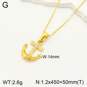 2N4002860vbpb-355  Stainless Steel Necklace