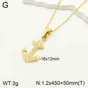 2N4002864vbpb-355  Stainless Steel Necklace