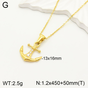 2N4002870bbov-355  Stainless Steel Necklace