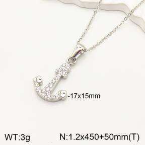 2N4002877bbov-355  Stainless Steel Necklace