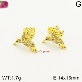 F2E401223bbov-J111  Fashion Copper Earrings