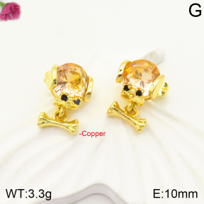 F2E401243bbov-J111  Fashion Copper Earrings