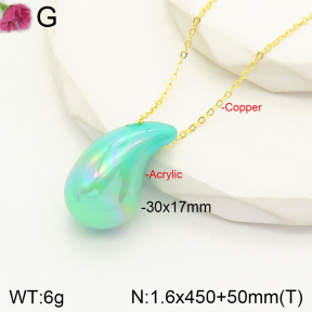 F2N300147aajl-J138  Acrylic  Fashion Necklace