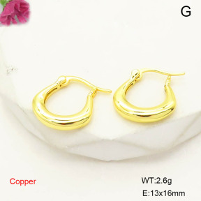 F6E200655ablb-L017  Fashion Copper Earrings