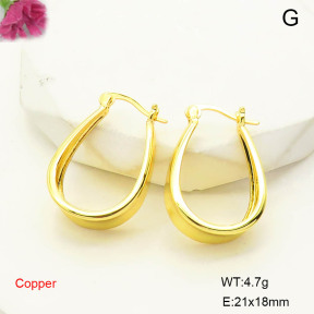 F6E200657ablb-L017  Fashion Copper Earrings