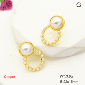 F6E301823vbmb-L017  Fashion Copper Earrings