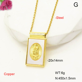 F6N300953baka-L017  Fashion Copper Necklace