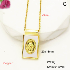 F6N300954baka-L017  Fashion Copper Necklace