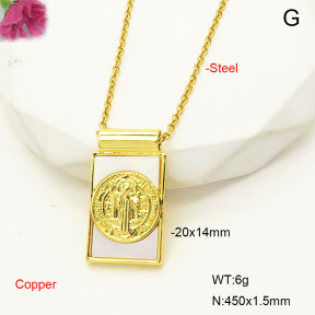 F6N300956baka-L017  Fashion Copper Necklace