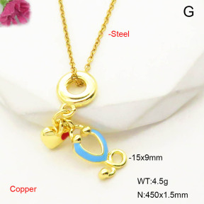 F6N300966baka-L017  Fashion Copper Necklace