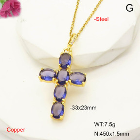 F6N407574vbmb-L017  Fashion Copper Necklace