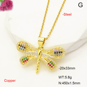 F6N407578ablb-L017  Fashion Copper Necklace