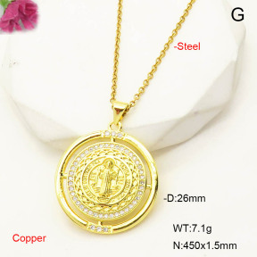 F6N407585baka-L017  Fashion Copper Necklace