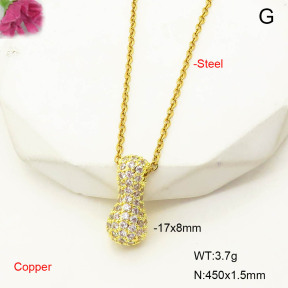 F6N407595baka-L017  Fashion Copper Necklace