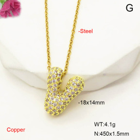 F6N407608baka-L017  Fashion Copper Necklace