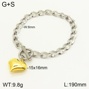 2B2002823bbov-354  Stainless Steel Bracelet