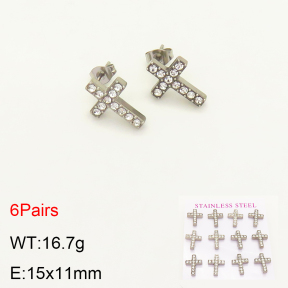 2E4003455bika-436  Stainless Steel Earrings