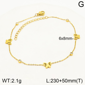 2A9001242vbmb-642  Stainless Steel Anklets