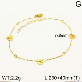 2A9001256vbmb-642  Stainless Steel Anklets