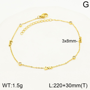 2A9001262vbmb-642  Stainless Steel Anklets