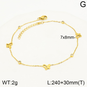 2A9001292vbmb-642  Stainless Steel Anklets