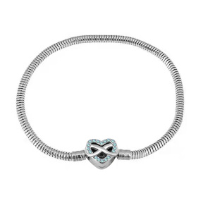 6B2004185bhva-691  Stainless Steel Bracelet  Width 3.2mm, length 15/16/17/18/19/20/21cm