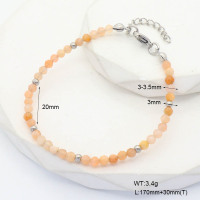 6B4002967vhha-908  Sunstone  Stainless Steel Bracelet