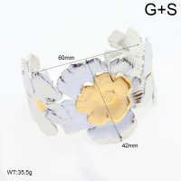 GEB000575vhov-066  Handmade Polished  Stainless Steel Bangle