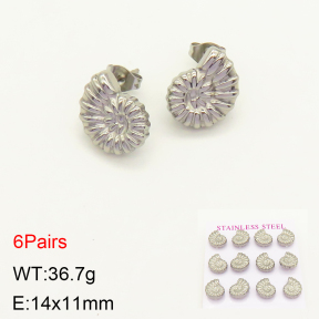 2E2004247vhmv-436  Stainless Steel Earrings