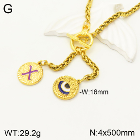 2N3001800ahjb-452  Stainless Steel Necklace