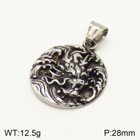 2P2002894bbov-379  Stainless Steel Pendant