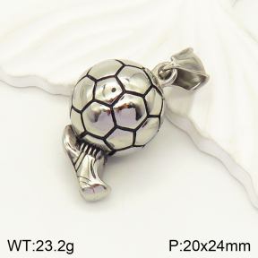 2P2002917bbov-436  Stainless Steel Pendant