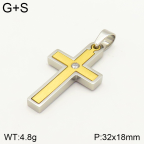 2P4000771bbov-436  Stainless Steel Pendant