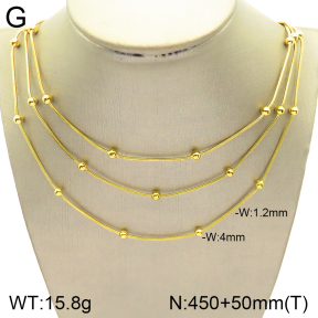 2N2004240bhbl-434  Stainless Steel Necklace