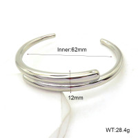 GEB000564vhkb-066  Handmade Polished  Stainless Steel Bangle