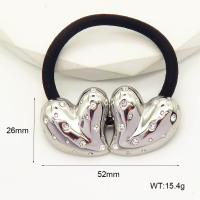 GEHA00028vhha-066  Czech Stones,Handmade Polished,With Elasticity  Stainless Steel Hair Acc