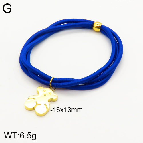 TB2000606bhva-317  SS Bear Bracelets