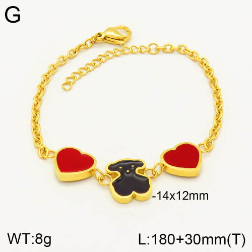 TB2000638bhia-317  SS Bear Bracelets