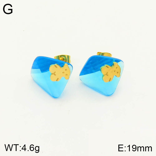 TE2000307bhia-317  SS Bear Earrings