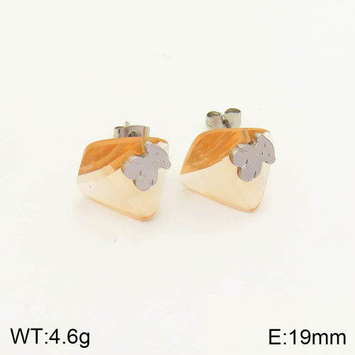 TE2000309vhha-317  SS Bear Earrings