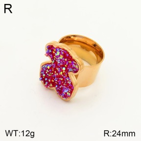 TR2000078bhia-317  6-9#  SS Bear Rings