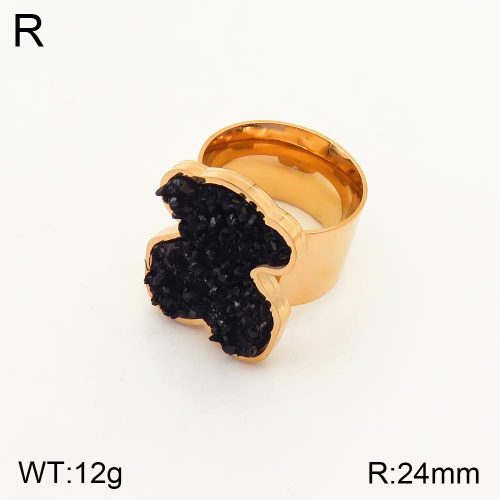 TR2000083bhia-317  6-9#  SS Bear Rings