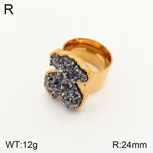 TR2000086bhia-317  6-9#  SS Bear Rings